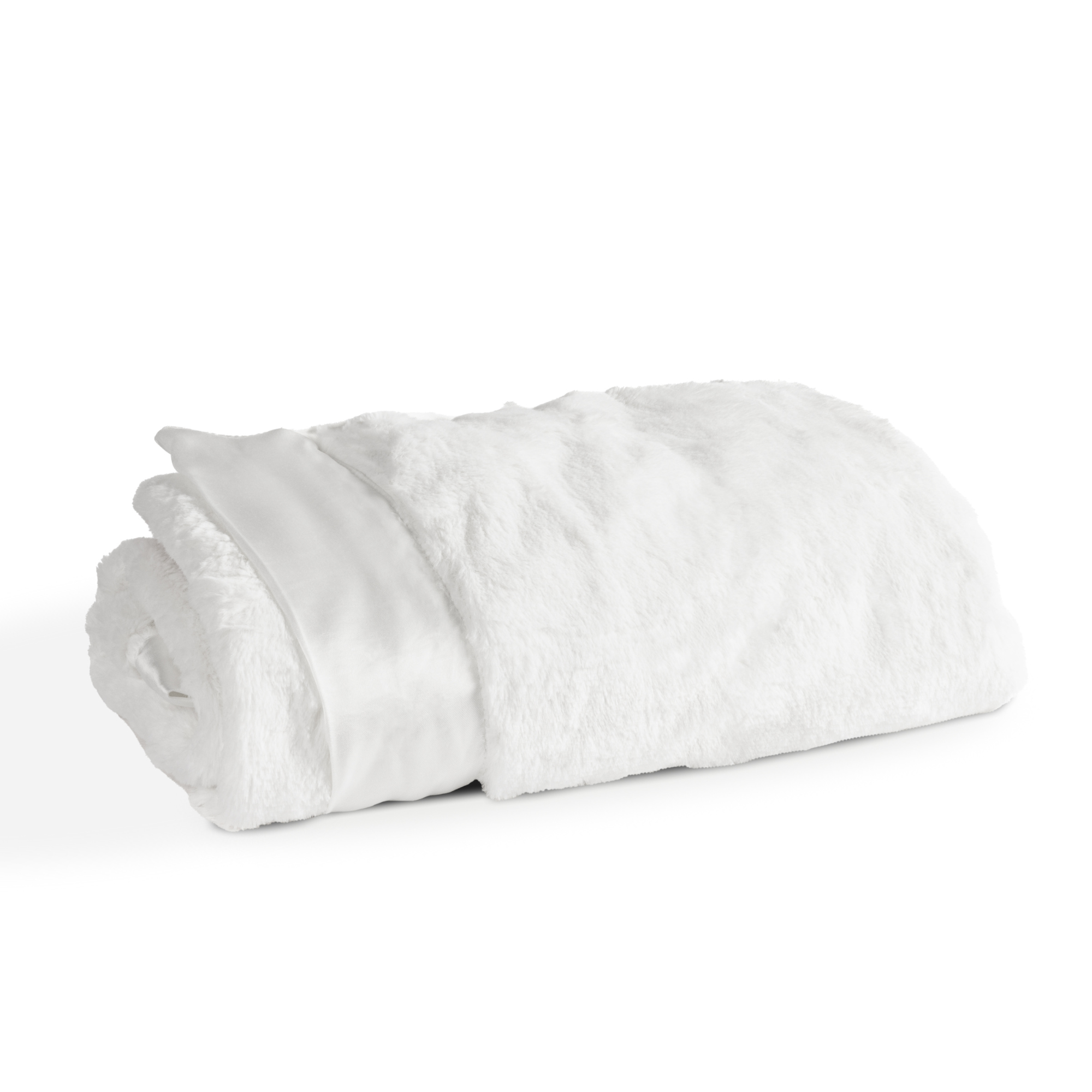Luxe Baby & Toddler Blanket (29" x 35") - White & Cream