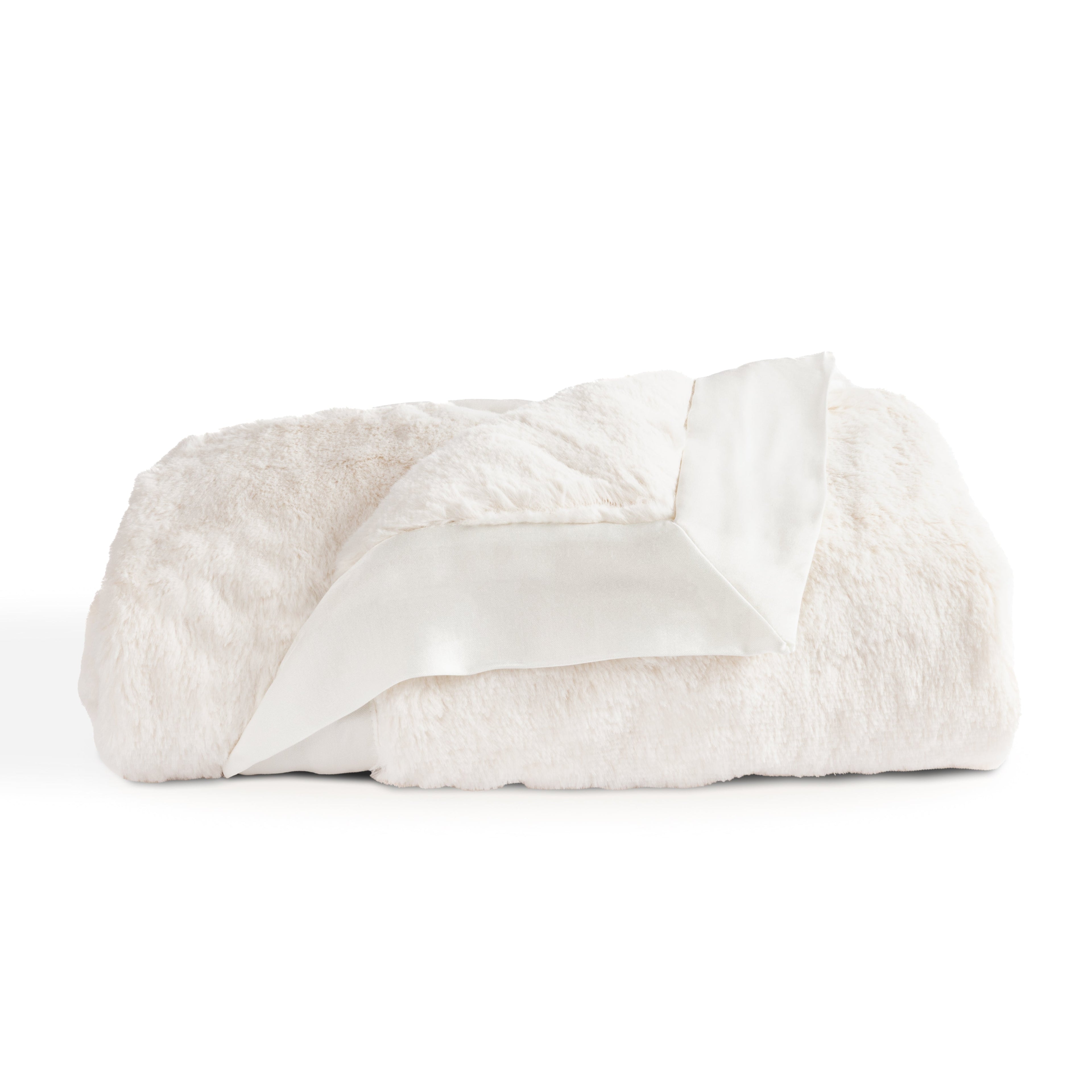 Luxe Baby & Toddler Blanket (29" x 35") - White & Cream