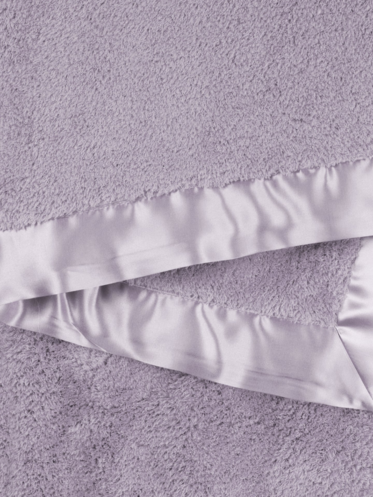 Chenille Baby & Toddler Blanket (29" x 35") - Lavender, White & Cornflower