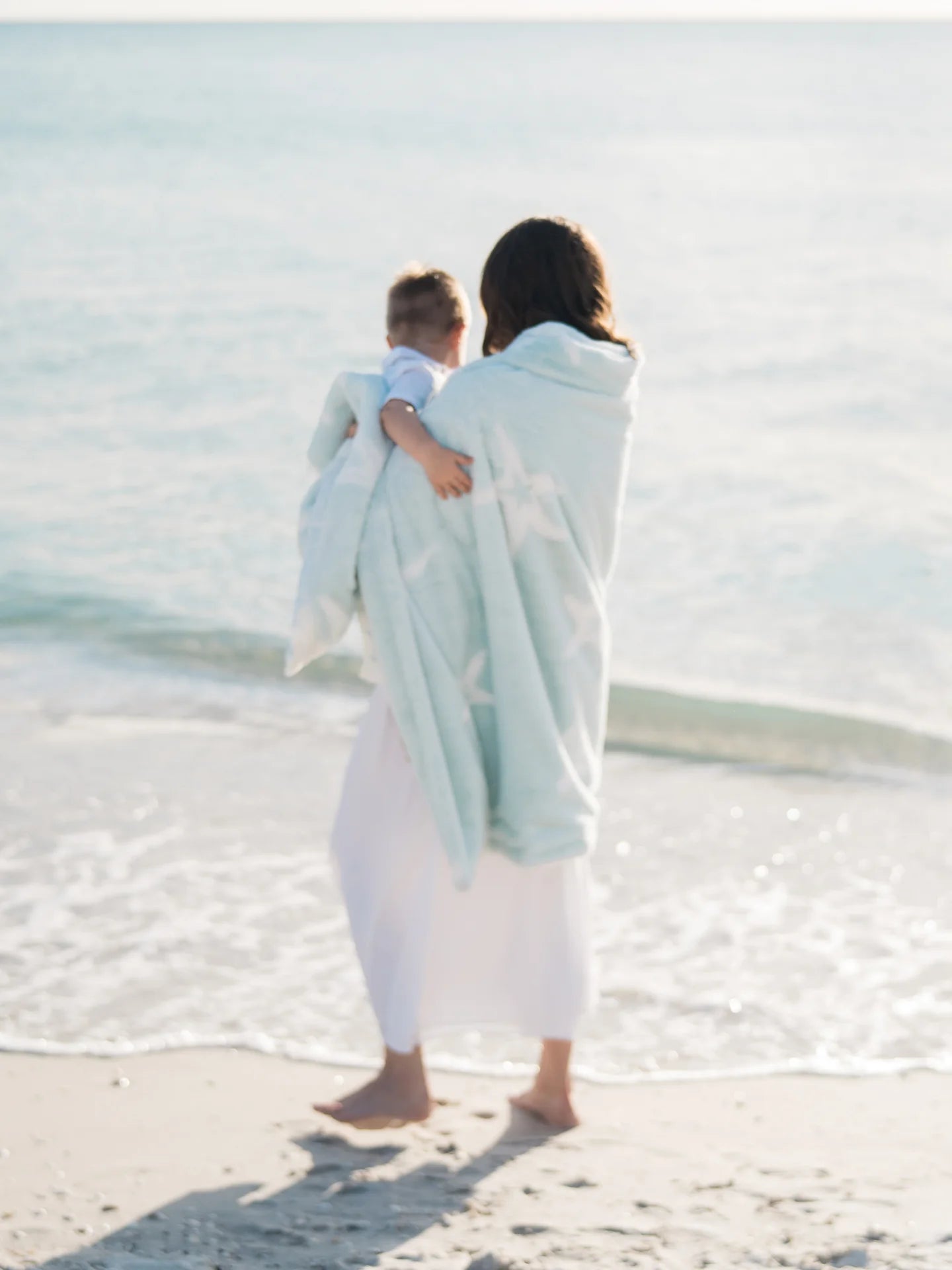 Luxe Coastal Calm Baby & Toddler Blanket (29" x 35")