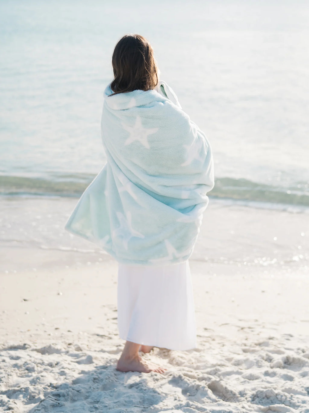 Luxe Coastal Calm Baby & Toddler Blanket (29" x 35")