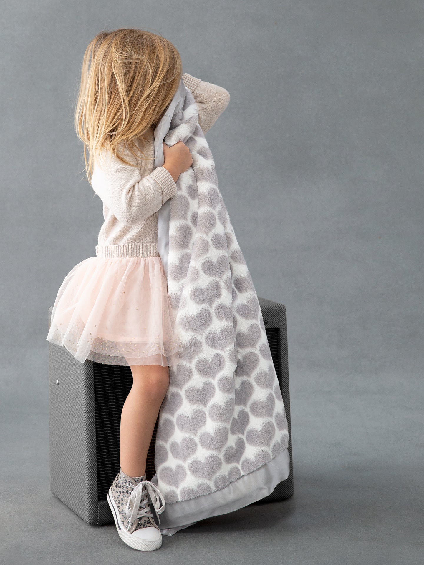 Luxe Heart Army Baby & Toddler Blanket (29" x 35")
