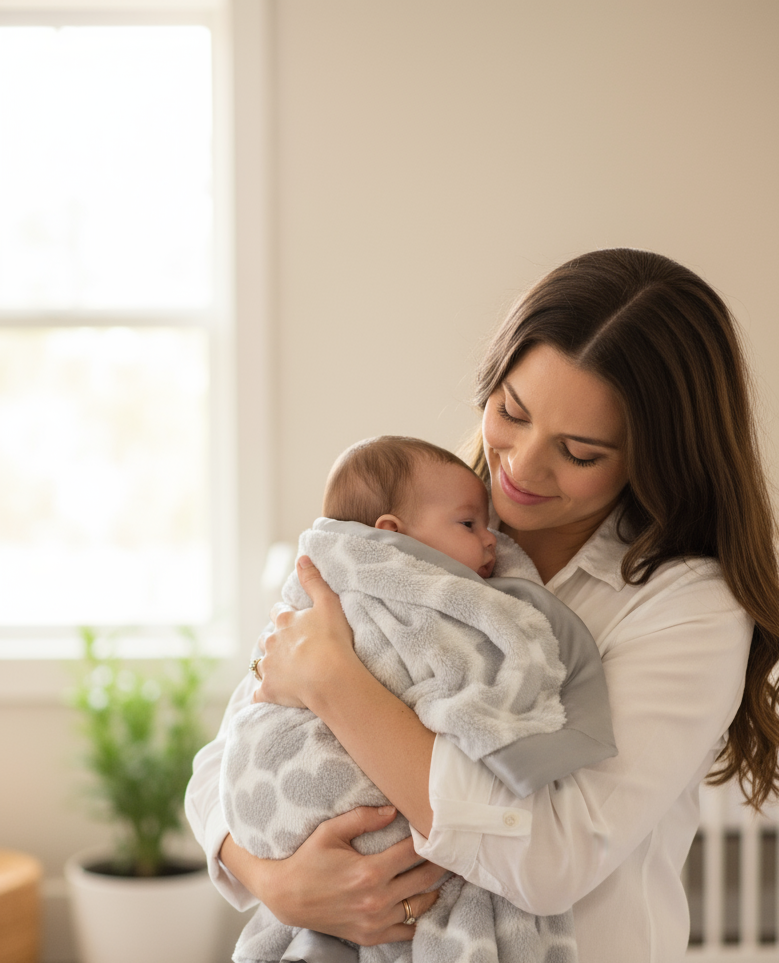 Luxe Heart Army Baby & Toddler Blanket (29" x 35")